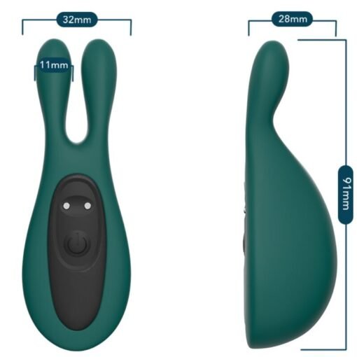 ARMONY - STIMOLATORE E VIBRATORE CONIGLIO VERDE - immagine 4