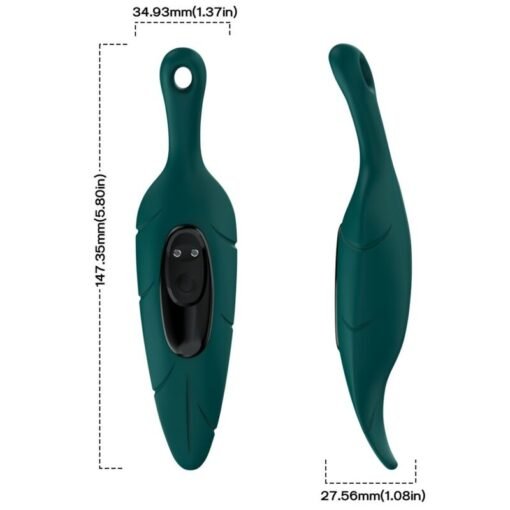 ARMONY - STIMOLATORE E VIBRATORE VERDE FOGLIA - immagine 4