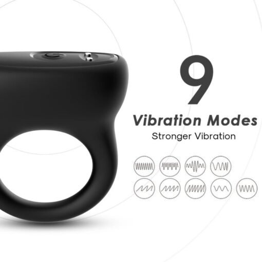 ARMONY - ANELLO VIBRATORE NERO - immagine 4