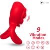 ARMONY - ANELLO VIBRATORE CUORE ROSSO