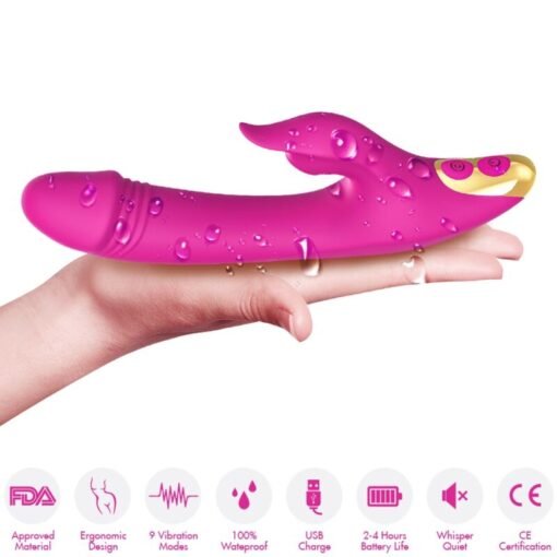 ARMONY - AMANTE CHE LECCA IL CLITORITE VIBRANTE E IL PUNTO G FUCSIA - immagine 3