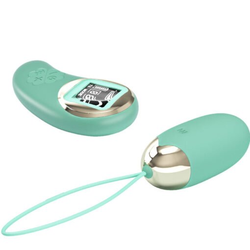 PRETTY LOVE - MINIERA DI UOVO VIBRANTE CON TELECOMANDO VERDE - immagine 2