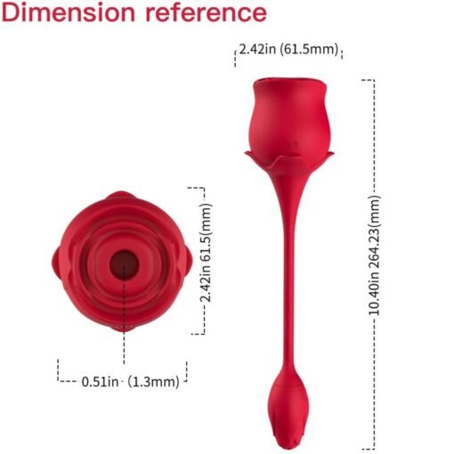ARMONY - LECCATURA VIBRANTE DEL CLITORIDE ROSA E VIBRATORE ROSSO - immagine 4