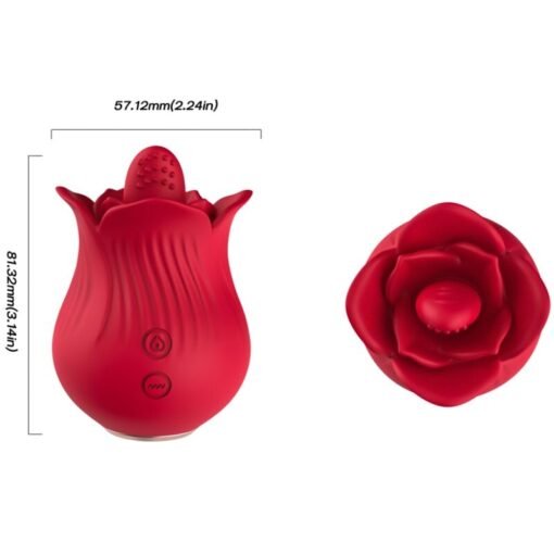 ARMONY - VIBRATORE E STIMOLATORE ROSA ROSSO - immagine 4