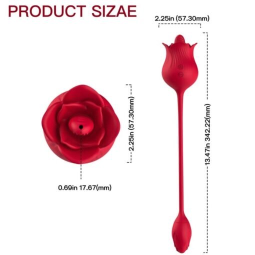 ARMONY - VIBRATORE ROSA CON COLA ROSSO - immagine 4