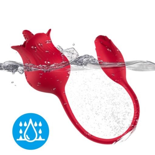 ARMONY - VIBRATORE ROSA CON COLA ROSSO - immagine 3