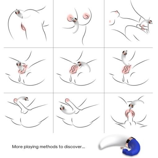 ARMONY - SWEETMOON LECCATA CLIT VIBRANTE E PUNTO G BLU - immagine 4
