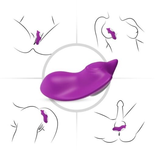 ARMONY - MUTANDINA INDOSSABILE CON VIBRATORE TELECOMANDO VIOLA - immagine 2