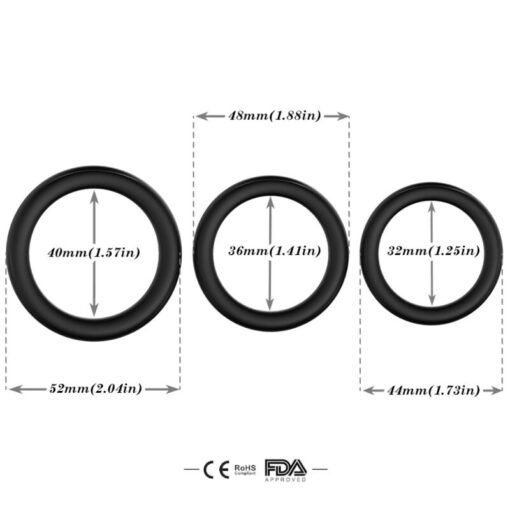 ARMONY - ANELLO TRIPLO IN SILICONE LUMINOSO - immagine 4
