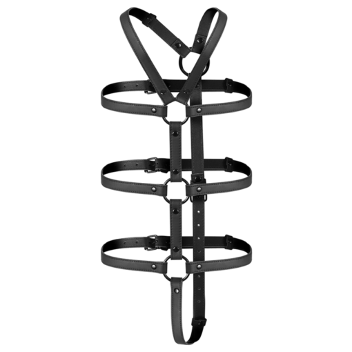 FETISH SUBMISSIVE BONDAGE - IMBRACATURA REGOLABILE TORSO E BRACCIA - immagine 3