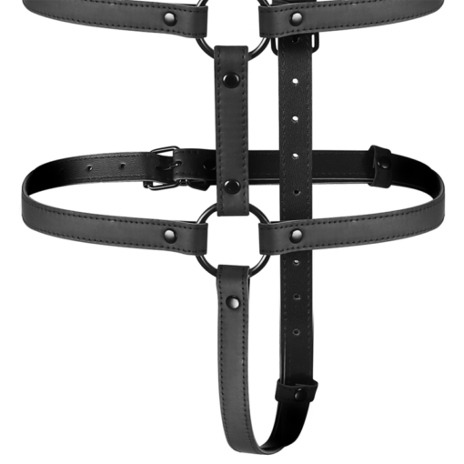 FETISH SUBMISSIVE BONDAGE - IMBRACATURA REGOLABILE TORSO E BRACCIA - immagine 5