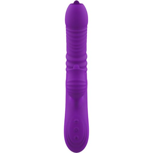 ARMONY - VIBRATORE FULLY G SPOT RABBIT CON EFFETTO CALORE STIMOLANTE LINGUA VIOLA - immagine 6