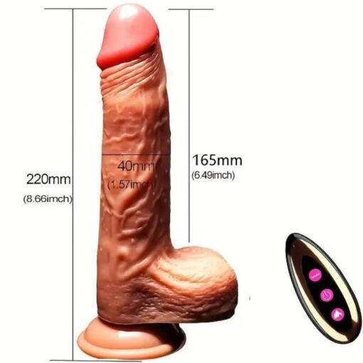 ARMONY - VIBRATORE DILDO REALISTICO TELECOMANDO 22.5 CM - immagine 5