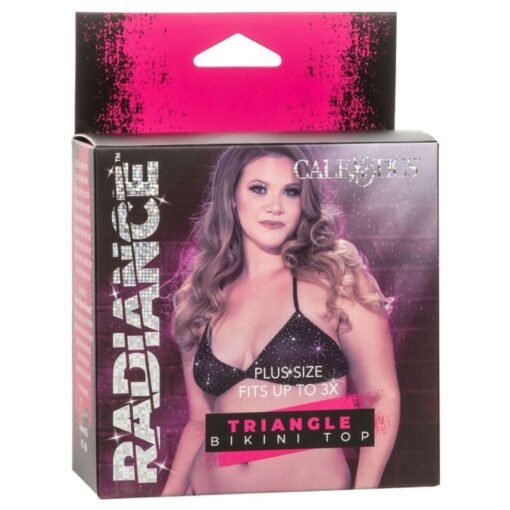CALEXOTICS - RADIANCE TOP BIKINI A TRIANGOLO RHINE TAGLIA PLUS - immagine 4