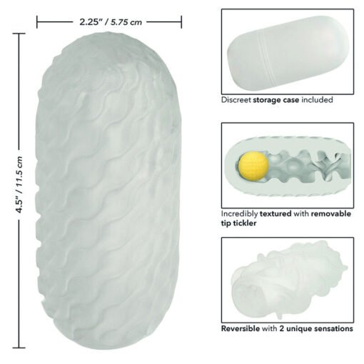 CALEXOTICS - BOUNDLESS SFERA SQUISHY REVERSIBILE GRIGIA - immagine 11