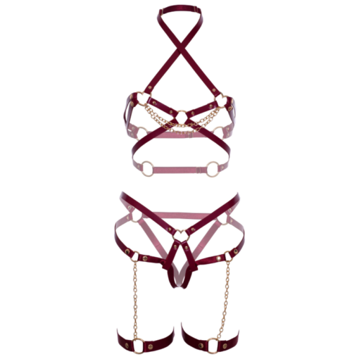LEG AVENUE - REGGISENO CON IMBRAGATURA E GIACCA A CUORE S - immagine 6