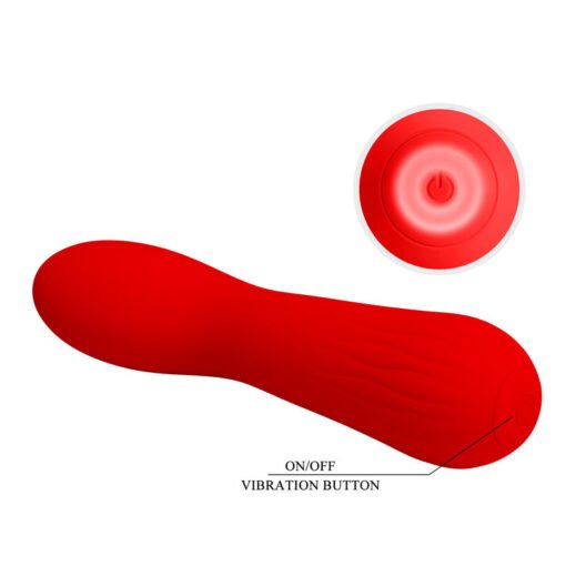 PRETTY LOVE - VIBRATORE RICARICABILE FAUN ROSSO - immagine 6