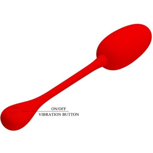 PRETTY LOVE - UOVO VIBRANTE RICARICABILE KNUCKER ROSSO - immagine 7