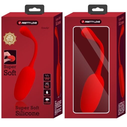 PRETTY LOVE - UOVO VIBRANTE RICARICABILE KNUCKER ROSSO - immagine 9