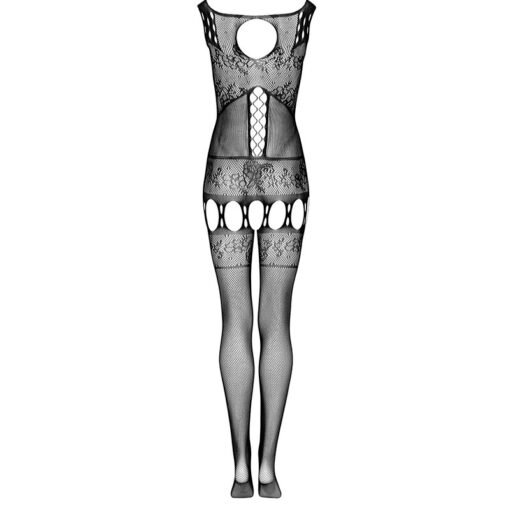 LIVCO CORSETTI FASHION - AMBROISE LC 17352 BODYSTOCKING CROTCHLESS NERO TAGLIA UNICA - immagine 6
