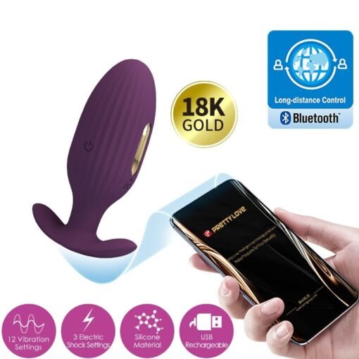PRETTY LOVE - PLUG ANALE CONTROLLATO DA APP JEFFERSON VIOLA - immagine 4