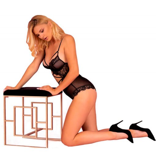 LIVCO CORSETTI FASHION - KYLSSIAM LC 90613 BODY NERO L/XL - immagine 3