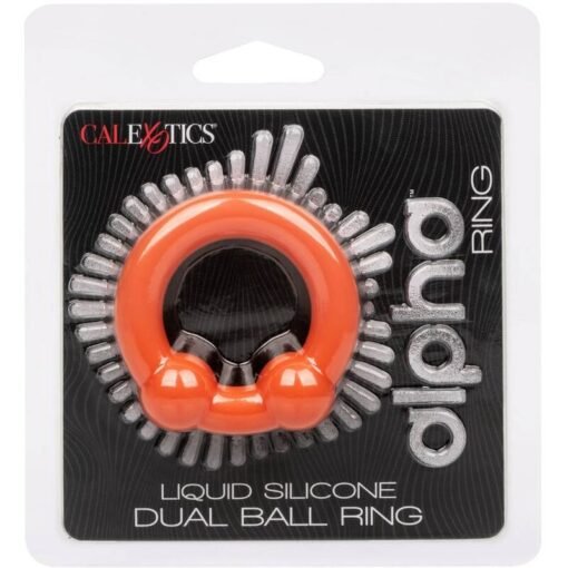 CALEXOTICS - ALPHA ANELLO DUAL BALL ARANCIONE - immagine 2