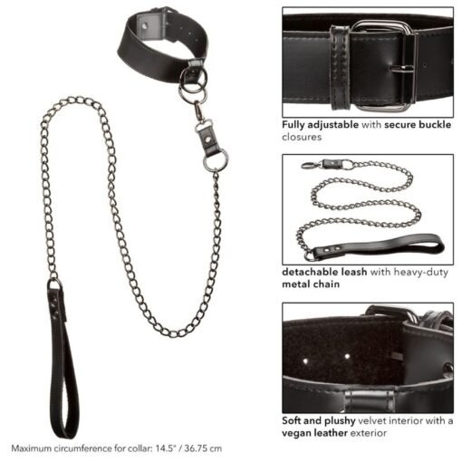 CALEXOTICS - EUPHORIA COLLARE CON GUINZAGLIO A CATENA - immagine 8