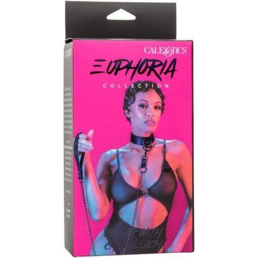 CALEXOTICS - EUPHORIA COLLARE CON GUINZAGLIO A CATENA - immagine 3