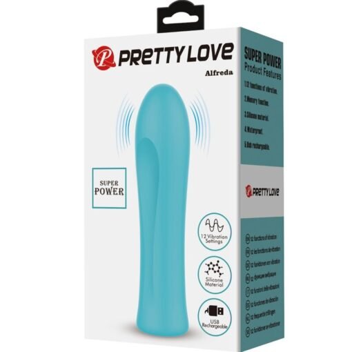 PRETTY LOVE - ALFREDA SUPER POWER VIBRATORE VERDE ACQUA - immagine 8
