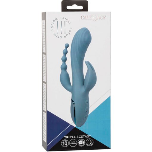 CALEXOTICS - VIBRATORE TRIPLE ECSTASY GRIGIO - immagine 11