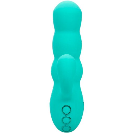 CALEXOTICS - VIBRATORE DEL MAR DIVA RABBIR AQUA GREEN DI CALIFORNIA DREAMING - immagine 2