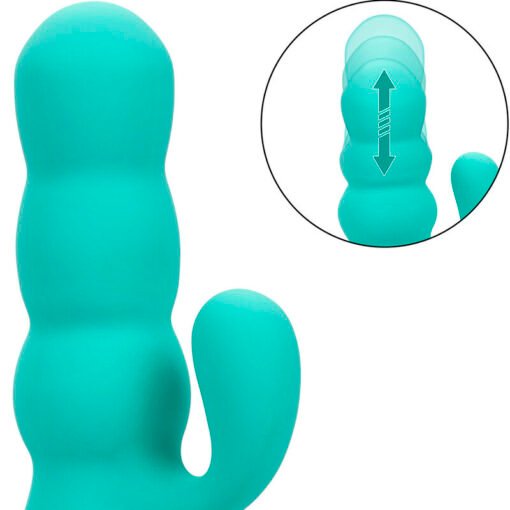 CALEXOTICS - VIBRATORE DEL MAR DIVA RABBIR AQUA GREEN DI CALIFORNIA DREAMING - immagine 10