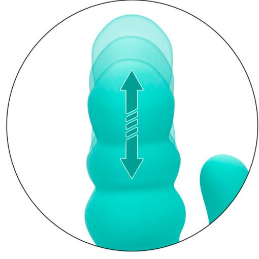 CALEXOTICS - VIBRATORE DEL MAR DIVA RABBIR AQUA GREEN DI CALIFORNIA DREAMING - immagine 11