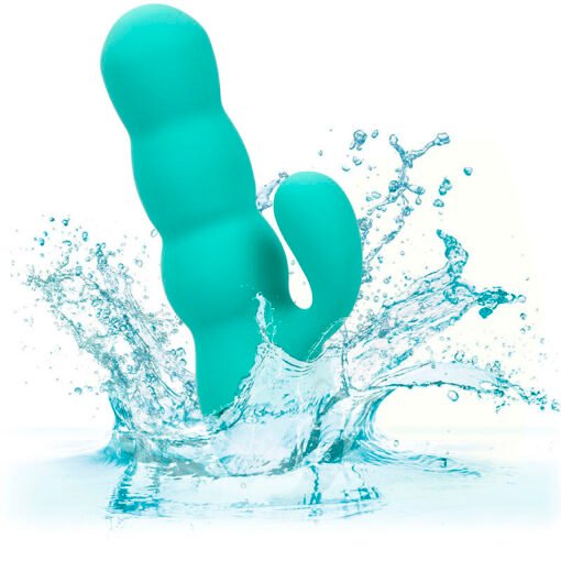 CALEXOTICS - VIBRATORE DEL MAR DIVA RABBIR AQUA GREEN DI CALIFORNIA DREAMING - immagine 8