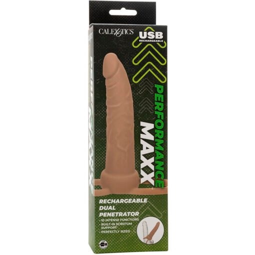 CALEXOTICS - PERFORMANCE MAXX RICARICABILE DOPPIO PENETRATORE PELLE LEGGERA - immagine 15