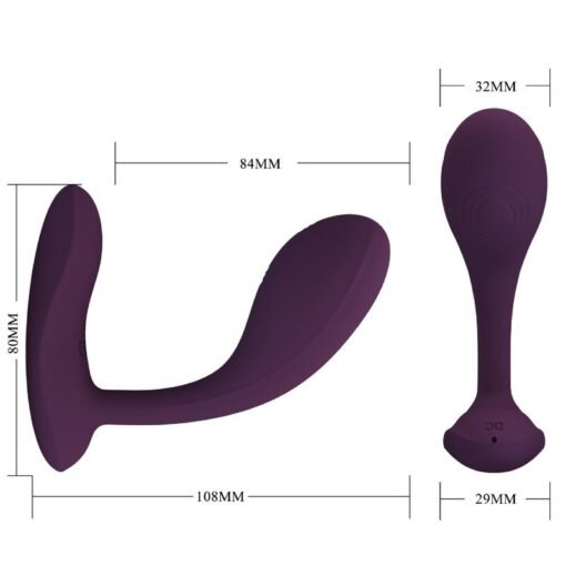 PRETTY LOVE - BAIRD G-SPOT 12 VIBRAZIONI RICARICABILE APP LILA - immagine 3