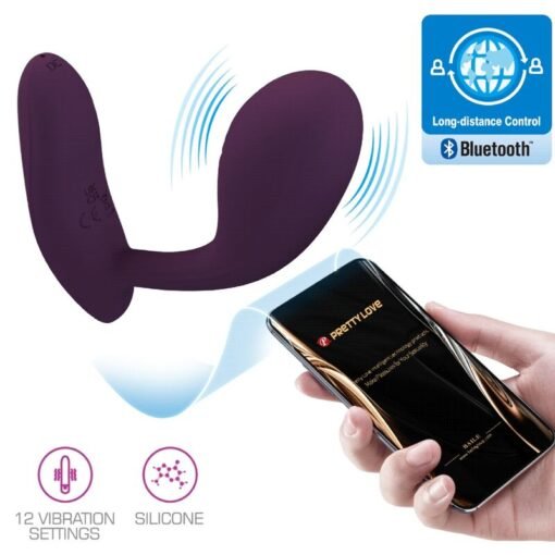 PRETTY LOVE - BAIRD G-SPOT 12 VIBRAZIONI RICARICABILE APP LILA - immagine 7