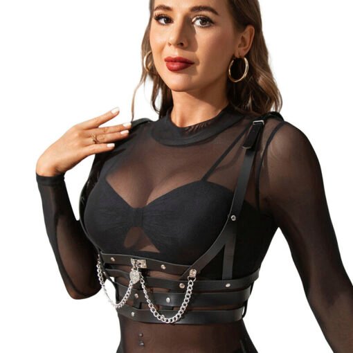 SUBBLIME - IMBRACATURA A CORSETTO CON CATENA DETTAGLIO TAGLIA UNICA - immagine 2