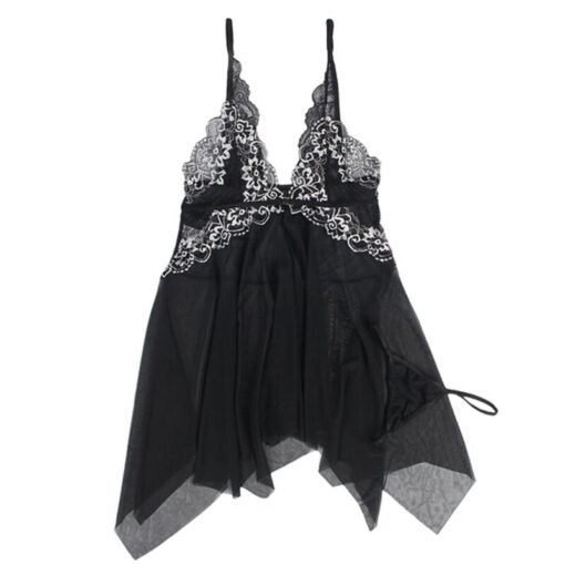 SUBBLIME - BABYDOLL IN TESSUTO TULLE PIZZO S/M - immagine 4