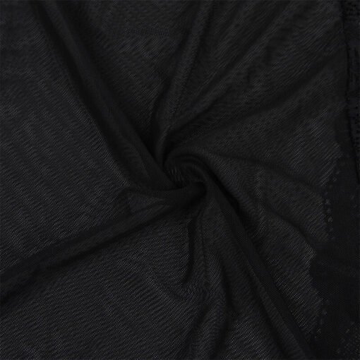 SUBBLIME - VESTAGLIA IN TESSUTO TRASPARENTE CON DETTAGLI IN PIZZO NERO L/XL - immagine 10