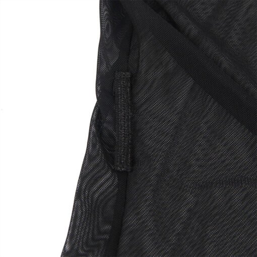 SUBBLIME - VESTAGLIA IN TESSUTO TRASPARENTE CON DETTAGLI IN PIZZO NERO L/XL - immagine 9