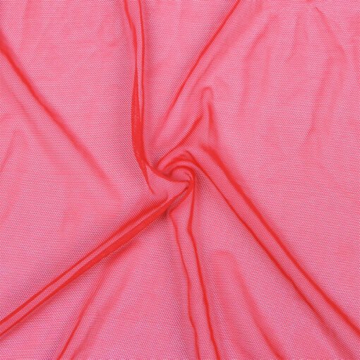 SUBBLIME - VESTAGLIA IN TESSUTO TRASPARENTE CON DETTAGLI IN PIZZO ROSSO S/M - immagine 11