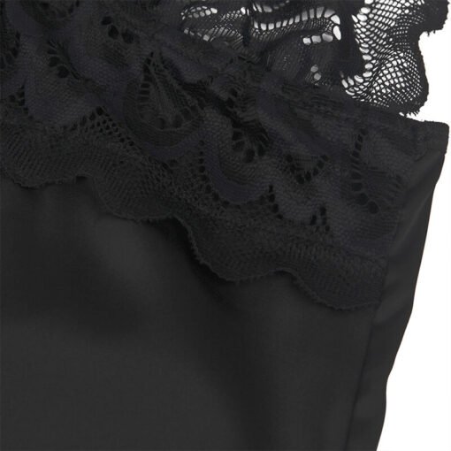 SUBBLIME - BABYDOLL CON PETTO STAMPA FLOREALE NERO L/XL - immagine 12