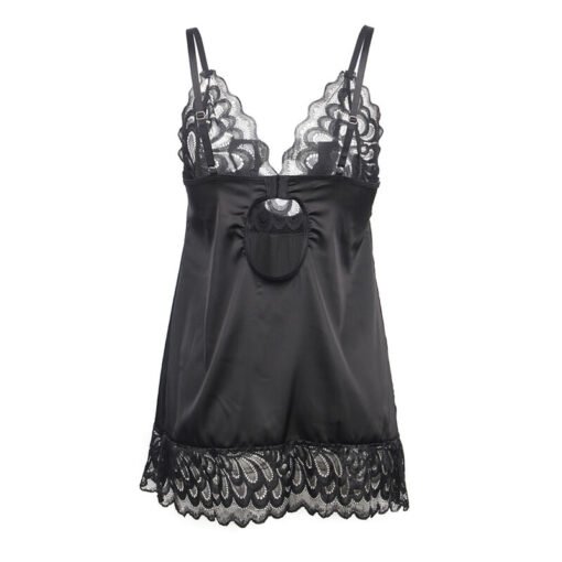 SUBBLIME - BABYDOLL CON PETTO STAMPA FLOREALE NERO L/XL - immagine 6