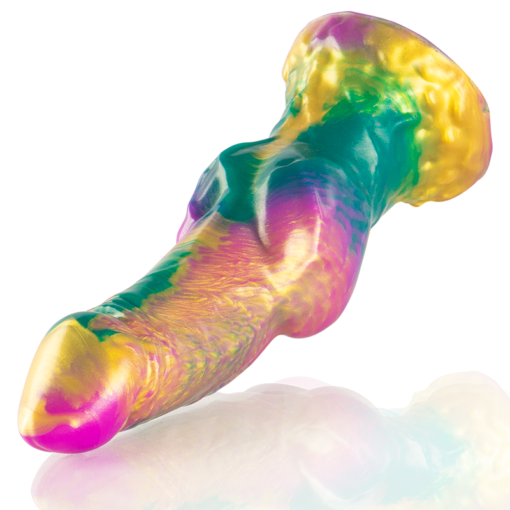 EPIC - DILDO IRIS CON TESTICOLI ARCOBALENO DI PIACERE - immagine 3