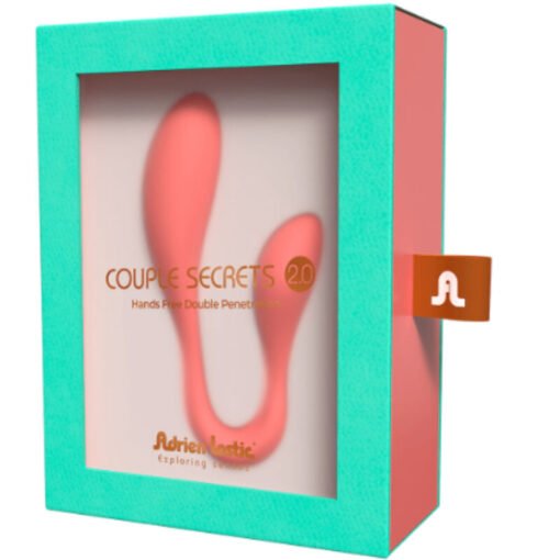 ADRIEN LASTIC - COPPIA SEGRETI II DOPPIA STIMOLAZIONE ROSA + APP GRATUITA - immagine 4