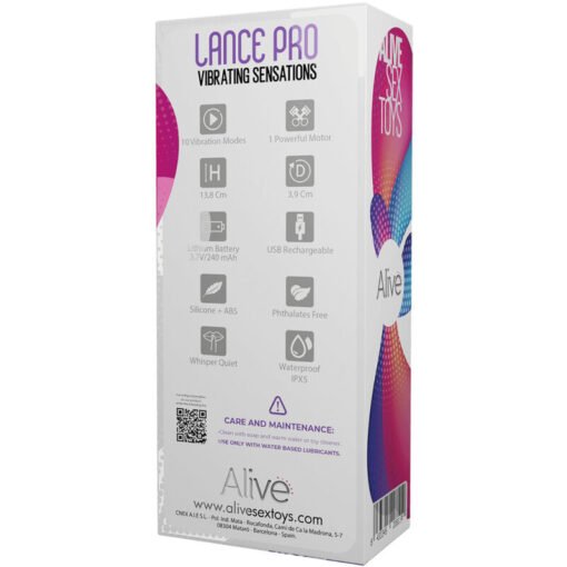 ALIVE - STIMOLATORE ANALE LANCE PRO ROSA - immagine 5