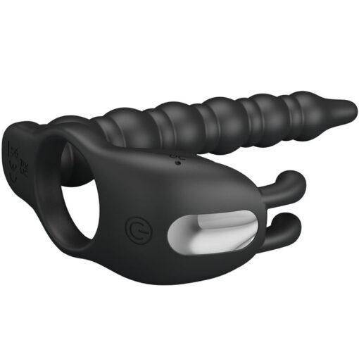 PRETTY LOVE - BLACKNEY ANELLI PER PENE CON SPINA VIBRATORE - immagine 2