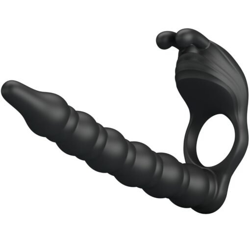 PRETTY LOVE - BLACKNEY ANELLI PER PENE CON SPINA VIBRATORE - immagine 4